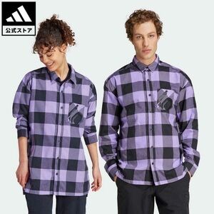 Adidas 5.10 Five Ten Flannel Shirt Men's XL Purple Black HS8914 NWT $100
